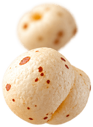 Floating air-roasted lotus seed makhana