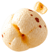 Floating air-roasted lotus seed makhana